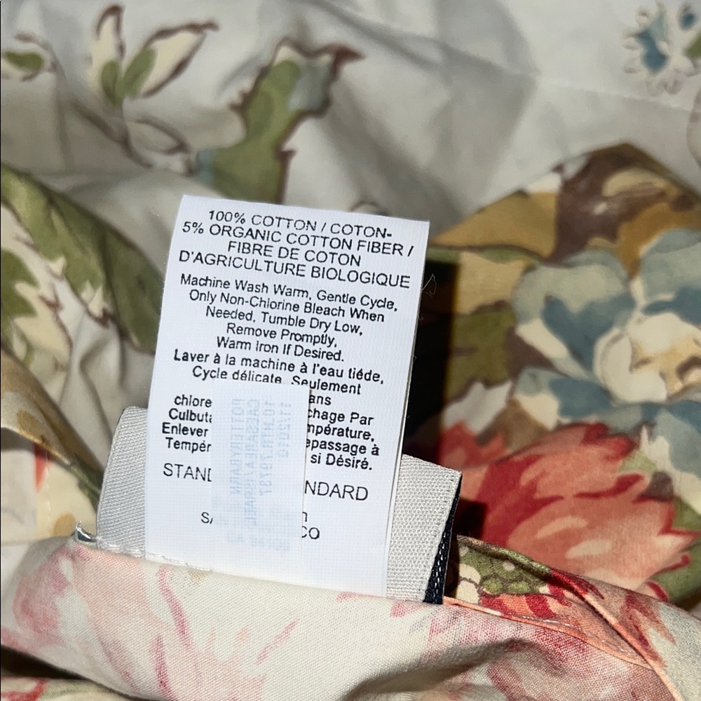 Pottery Barn Floral Duvet Katherine Botanical Cover Set - Full/Queen 2 shams set - Picture 7 of 12